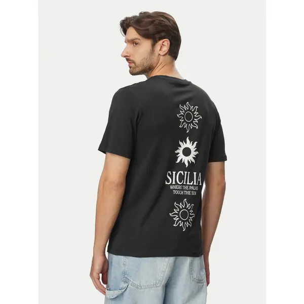 jack & jones Jack & Jones T-shirt Calm 12297701 Crna Regular Fit