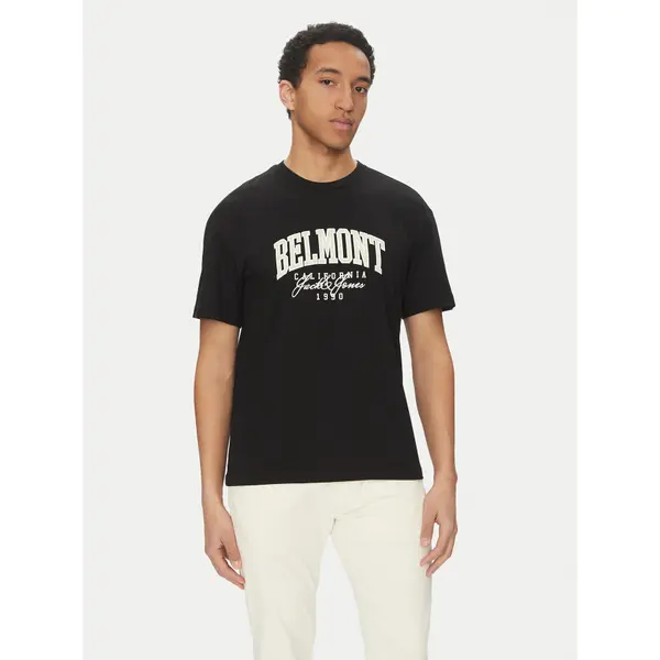 jack & jones Jack & Jones T-shirt Detroit 12268441 Crna Relaxed Fit