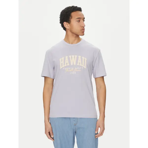 jack & jones Jack & Jones T-shirt Detroit 12268441 Ljubičasta Relaxed Fit