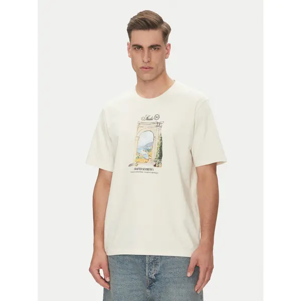 jack & jones Jack & Jones T-shirt Hydra 12277248 Bež Relaxed Fit