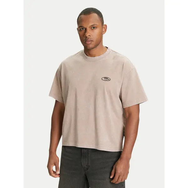 jack & jones Jack & Jones T-shirt Retreat 12277886 Bež Oversize