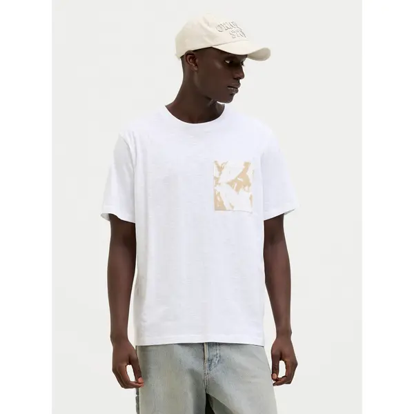 jack & jones Jack & Jones T-shirt Split 12272995 Bijela Regular Fit