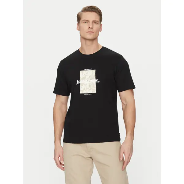 jack & jones Jack & Jones T-shirt Tarmac 12273239 Crna Regular Fit