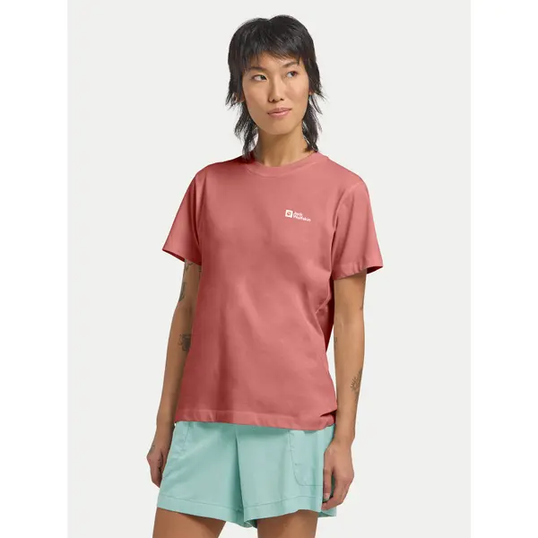 Jack Wolfskin Jack Wolfskin T-shirt Essential 1808352 Ružičasta Regular Fit