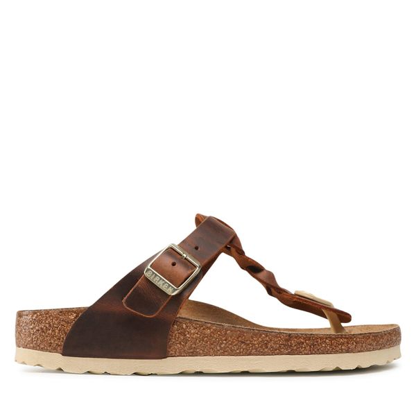 Birkenstock Japanke Birkenstock Gizeh Braided 1021336 Cognac