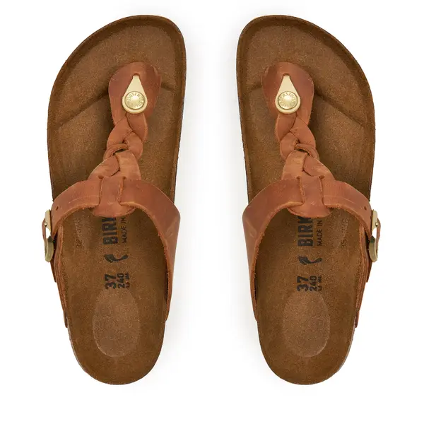 Birkenstock Japanke Birkenstock Gizeh Braided 1021336 Smeđa