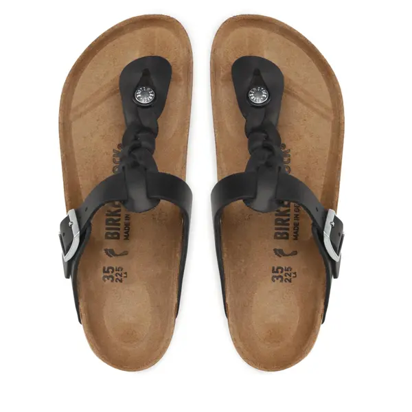 Birkenstock Japanke Birkenstock Gizeh Braided 1021360 Crna