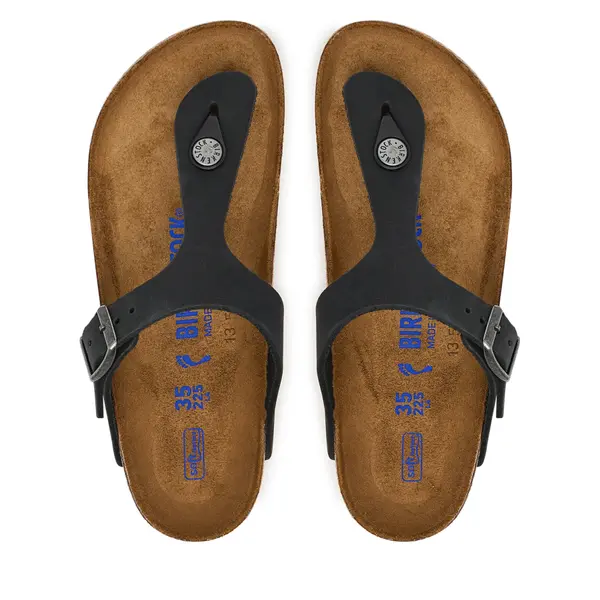 Birkenstock Japanke Birkenstock Gizeh SFB LENB 1019015 Crna