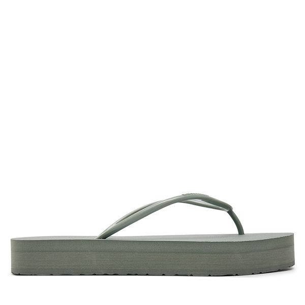 Calvin Klein Japanke Calvin Klein Flatform Ff Deboss Logo Tpu HW0HW01977 Zelena