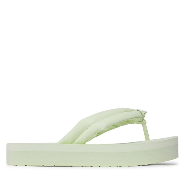 Calvin Klein Japanke Calvin Klein Flatform Flip Flop W/Hw HW0HW01503 Zelena