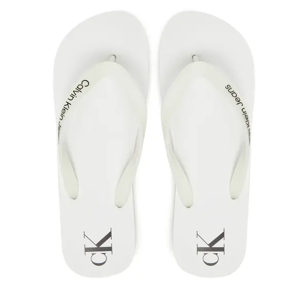 Calvin Klein Jeans Japanke Calvin Klein Jeans Beach Sandal Transparent Tpu YM0YM01267 Bijela