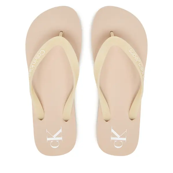 Calvin Klein Jeans Japanke Calvin Klein Jeans Beach Sandal Transparent Tpu YW0YW01829 Ružičasta