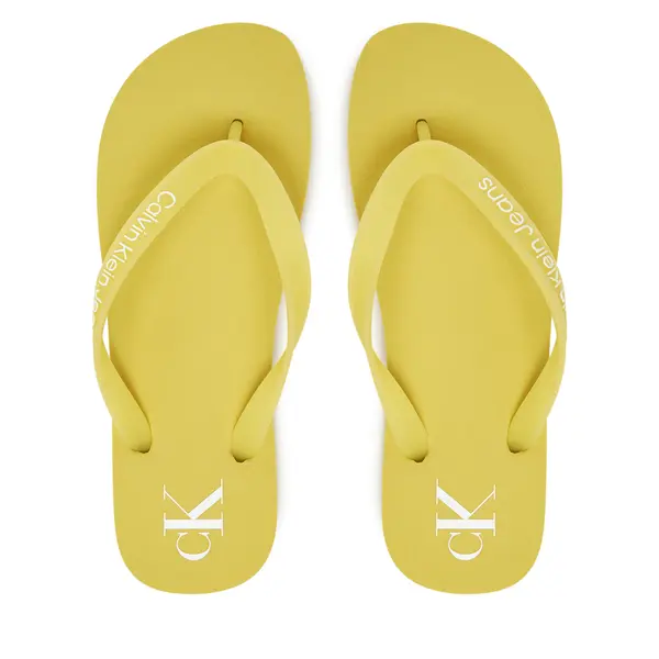 Calvin Klein Jeans Japanke Calvin Klein Jeans Beach Sandal Transparent Tpu YW0YW01829 Žuta