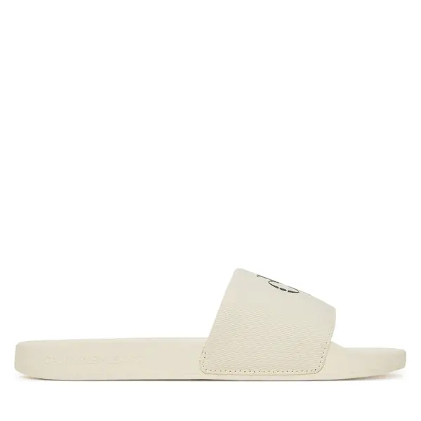 Calvin Klein Jeans Japanke Calvin Klein Jeans Slide Monogram Wn Logo Ck YW0YW01967 Bež