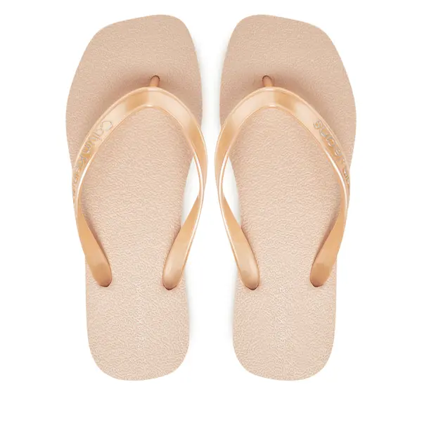 Calvin Klein Jeans Japanke Calvin Klein Jeans Thong+ Tpu Metallic YW0YW01720 Ružičasta