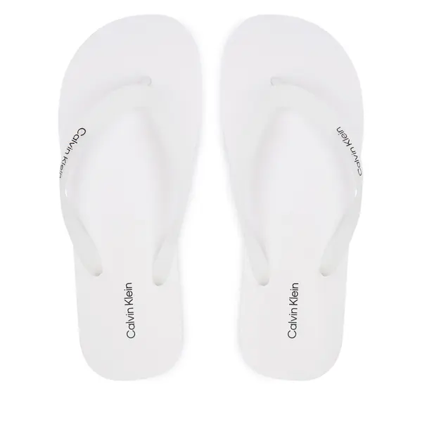 Calvin Klein Japanke Calvin Klein Logo Strap HM0HM02105 Bijela