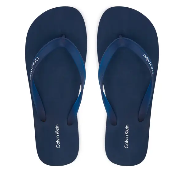 Calvin Klein Japanke Calvin Klein Logo Strap HM0HM02105 Tamnoplava
