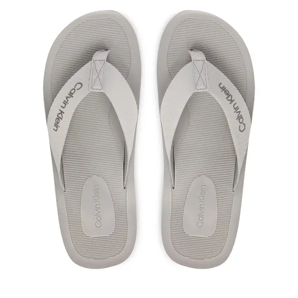 Calvin Klein Japanke Calvin Klein Logo Webbing Strap HM0HM02106 Siva