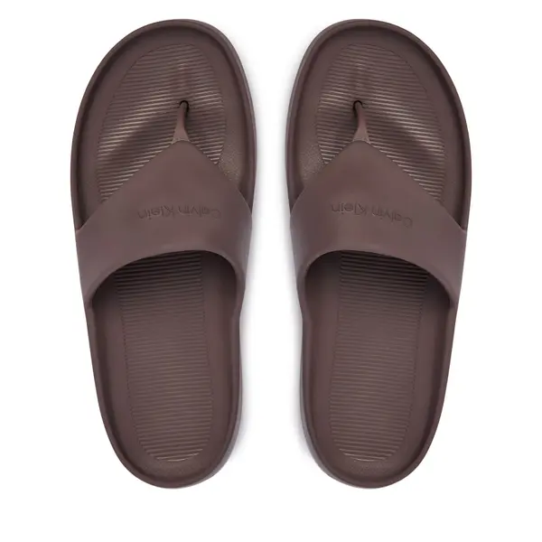 Calvin Klein Japanke Calvin Klein One Piece Eva Flip Flop Thong HW0HW02957 Smeđa