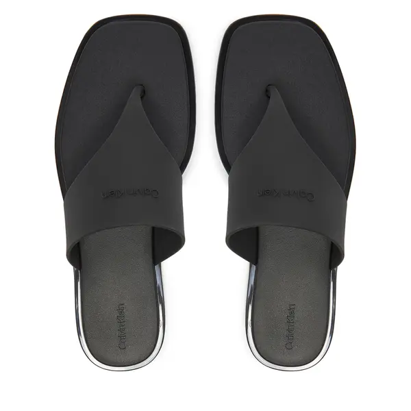 Calvin Klein Japanke Calvin Klein Toepost Tpu Slide HW0HW02836 Crna