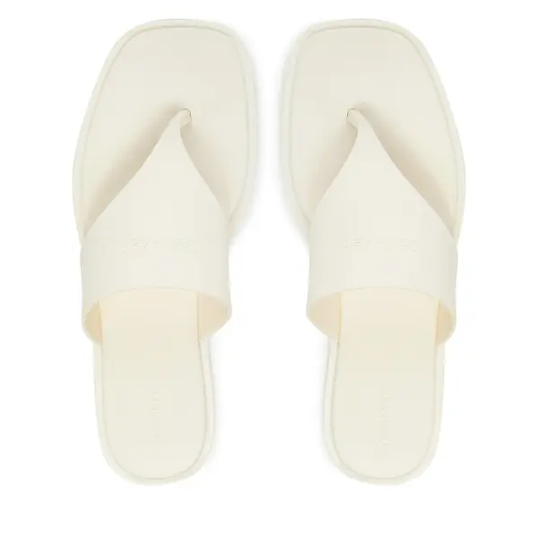Calvin Klein Japanke Calvin Klein Toepost Tpu Slide HW0HW02836 Écru
