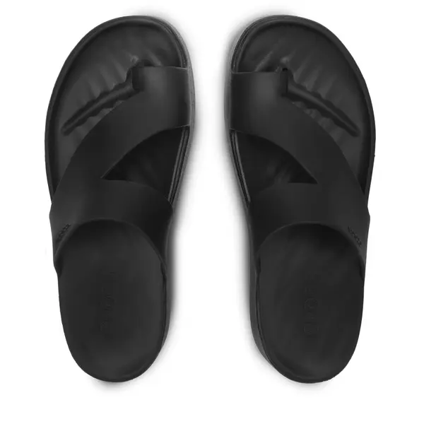 Crocs Japanke Crocs Getaway Platform Toe Loop 210834 Crna