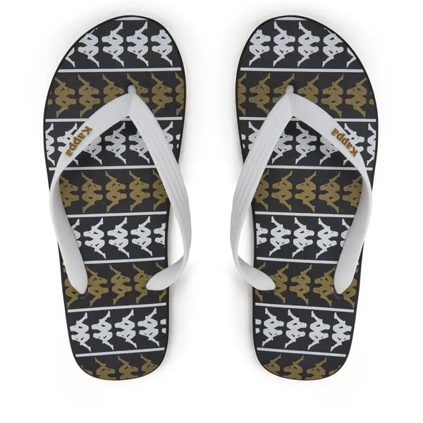 Kappa Japanke Kappa 371D2UW White - Black - Green Military Šarena
