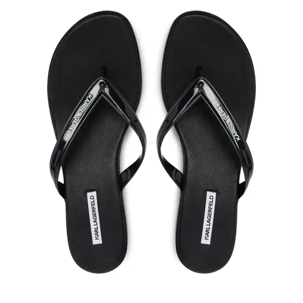 Karl Lagerfeld Japanke KARL LAGERFELD Jelly Heel KL83006 Crna