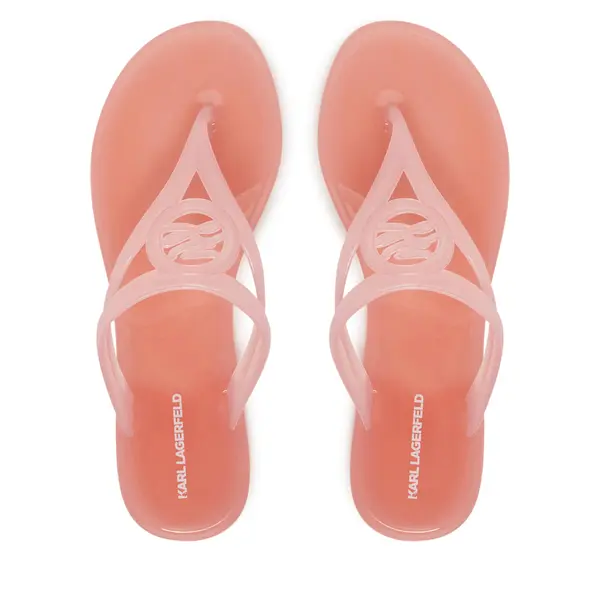 Karl Lagerfeld Japanke KARL LAGERFELD Jelly Thong KL80007A Ružičasta