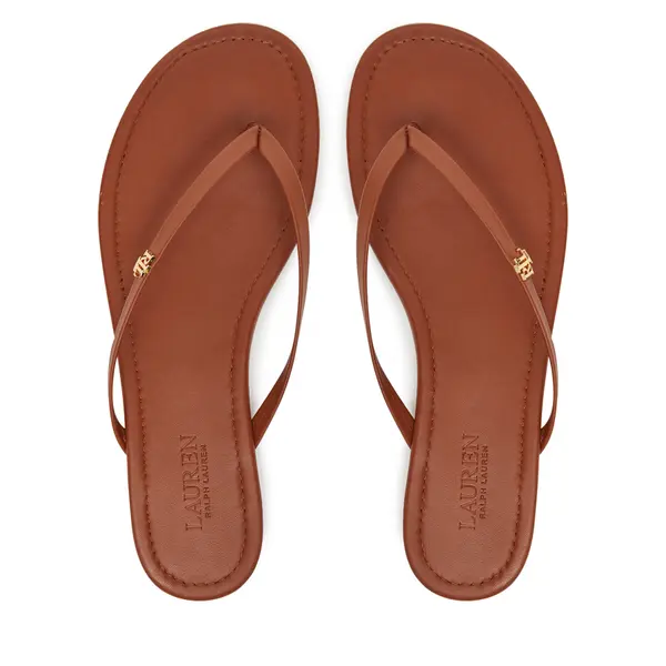 Lauren Ralph Lauren Japanke LAUREN RALPH LAUREN Raquel 802953931006 Smeđa