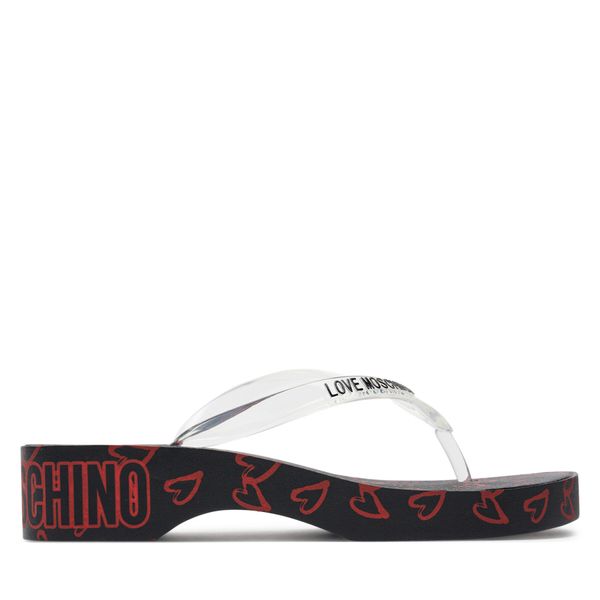 LOVE MOSCHINO Japanke LOVE MOSCHINO JA28324G0II3100A Trasp/Nerorosso