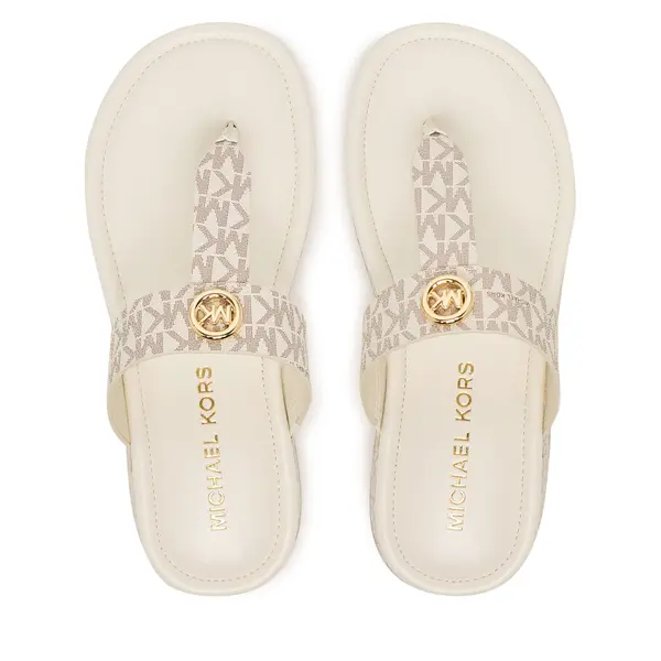 MICHAEL Michael Kors Japanke MICHAEL Michael Kors Koya Flip Flap 40R6KOFA2B Krem