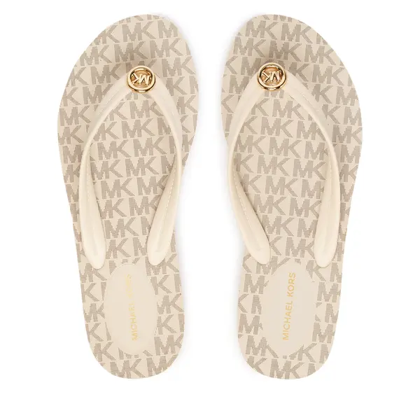 MICHAEL Michael Kors Japanke MICHAEL Michael Kors Posie Flip Flop 40S6PSFA2Q Krem