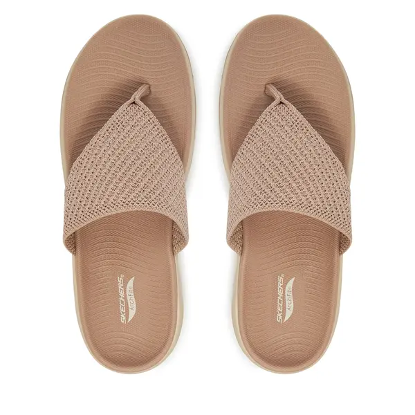Skechers Japanke Skechers Go Walk Arch Fit 2.0 Sandal-Carrie 140861/TPE Bež
