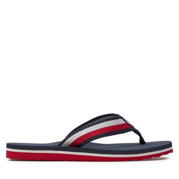 Tommy Hilfiger Japanke Tommy Hilfiger Corporate Beach Sandal FW0FW07986 Šarena