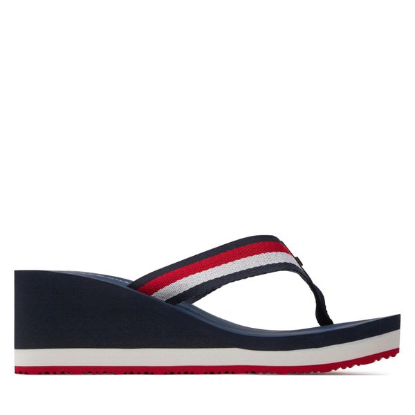 Tommy Hilfiger Japanke Tommy Hilfiger Corporate Wedge Beach Sandal FW0FW07987 Red White Blue 0G0