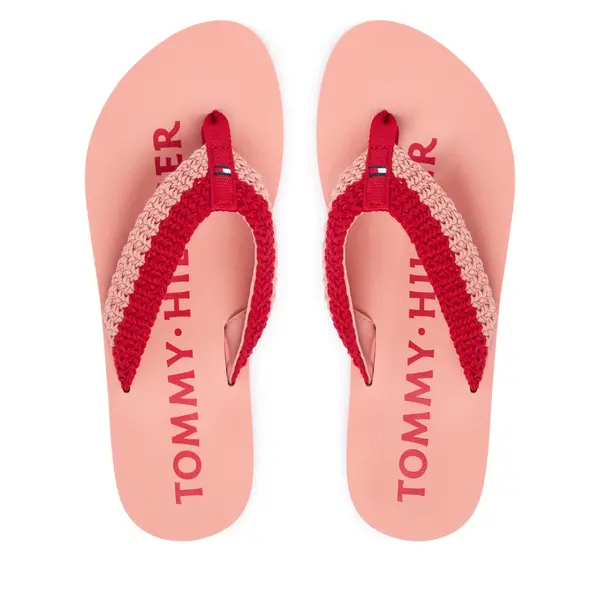 Tommy Hilfiger Japanke Tommy Hilfiger CROCHET SUMMER SANDA FW0FW09417 Ružičasta