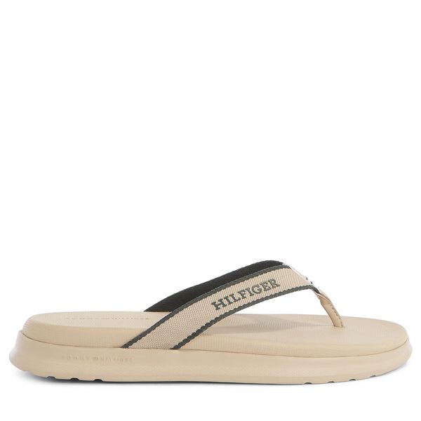 Tommy Hilfiger Japanke Tommy Hilfiger Dual Density Toe Beach Sandal FM0FM05015 Beige AEG