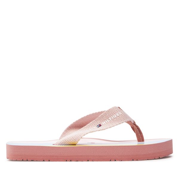 Tommy Hilfiger Japanke Tommy Hilfiger Flip Flop T3A8-33293-0058 M Pink/Multicolor A366