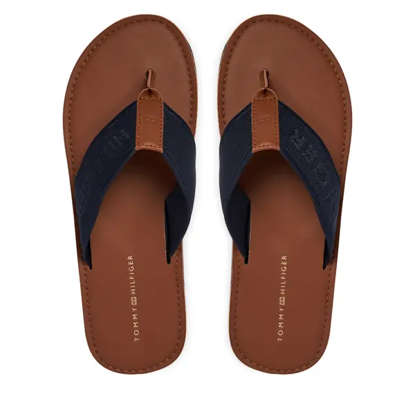 Tommy Hilfiger Japanke Tommy Hilfiger Jacquard Logo FM0FM05808 Tamnoplava