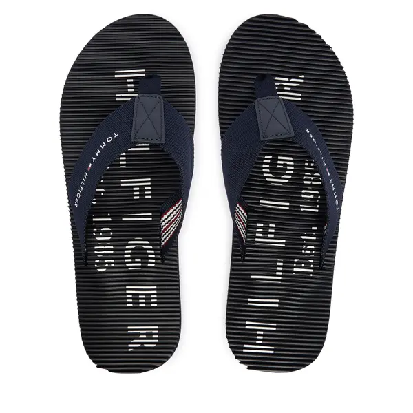 Tommy Hilfiger Japanke Tommy Hilfiger Massage Beach Sandal FM0FM06006 Tamnoplava