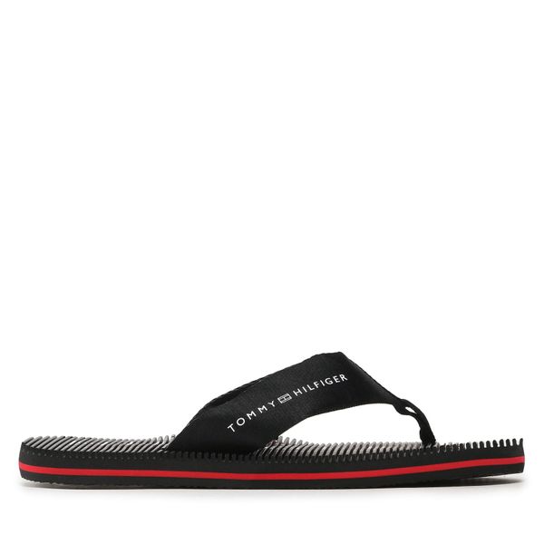 Tommy Hilfiger Japanke Tommy Hilfiger Massage Footbed FM0FM04474 Black BDS