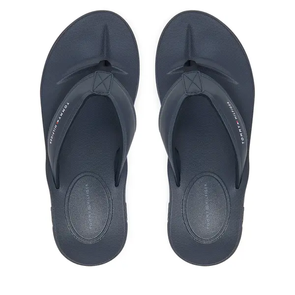 Tommy Hilfiger Japanke Tommy Hilfiger Molded Comfort Th Beach Sandal FM0FM05508 Tamnoplava