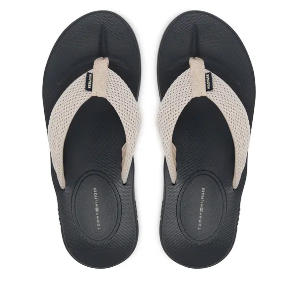 Tommy Hilfiger Japanke Tommy Hilfiger Molded Padded Hilfiger B Sandal FM0FM05901 Siva