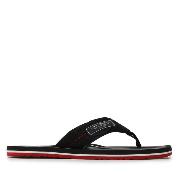 Tommy Hilfiger Japanke Tommy Hilfiger Patch Hilfiger Beach Sandal FM0FM04470 Black BDS