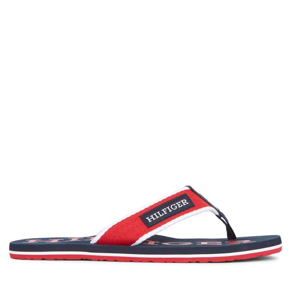 Tommy Hilfiger Japanke Tommy Hilfiger Patch Hilfiger Beach Sandal FM0FM05024 Primary Red XLG