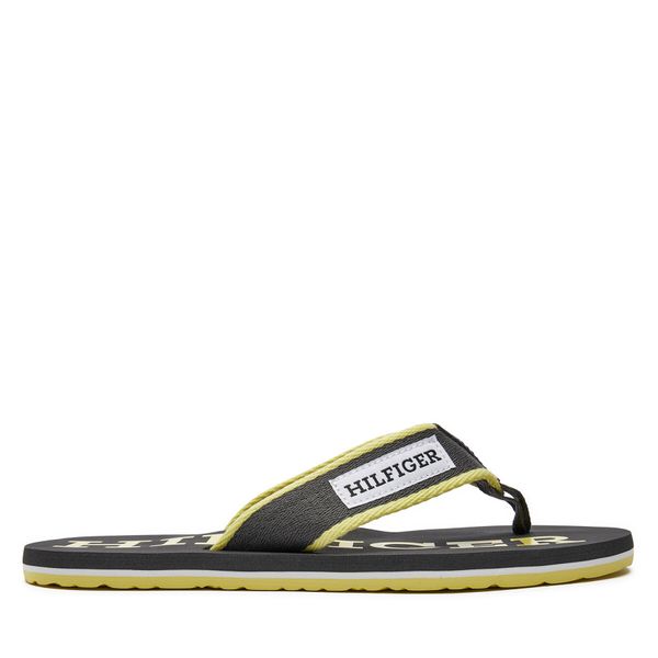 Tommy Hilfiger Japanke Tommy Hilfiger Patch Hilfiger Beach Sandal FM0FM05024 Siva
