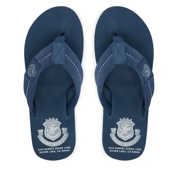 Tommy Hilfiger Japanke Tommy Hilfiger Patch Hilfiger Beach Sandal FM0FM05804 Plava