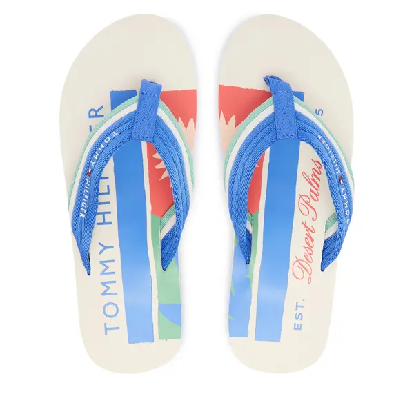 Tommy Hilfiger Japanke Tommy Hilfiger Patch Hilfiger Beach Sandal FM0FM05903 Plava
