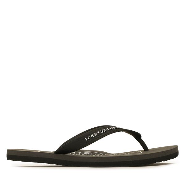 Tommy Hilfiger Japanke Tommy Hilfiger Rubber Hilfiger Beach Sandal FM0FM04468 Black BDS